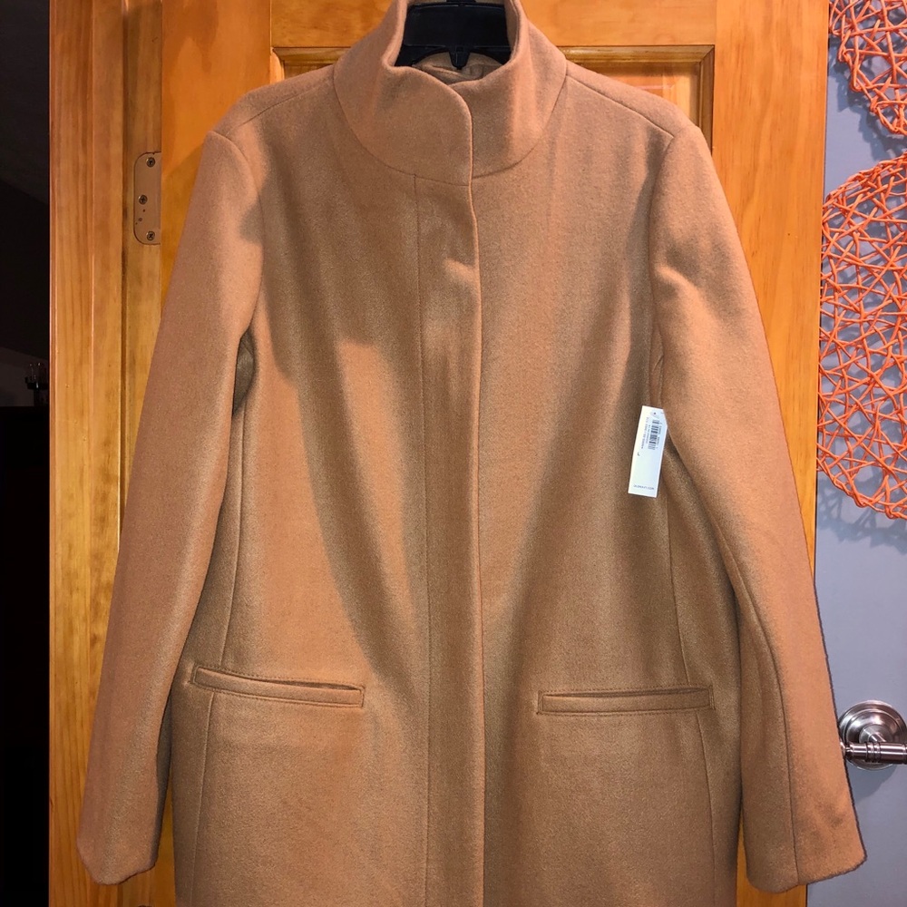 Old Navy Camel Funnel neck coat